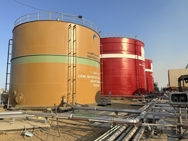 Demineralized Water Tank , Fire and Service Water Tank. 6